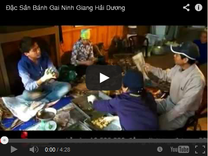 Video hướng dẫn làm bánh gai Ninh Giang